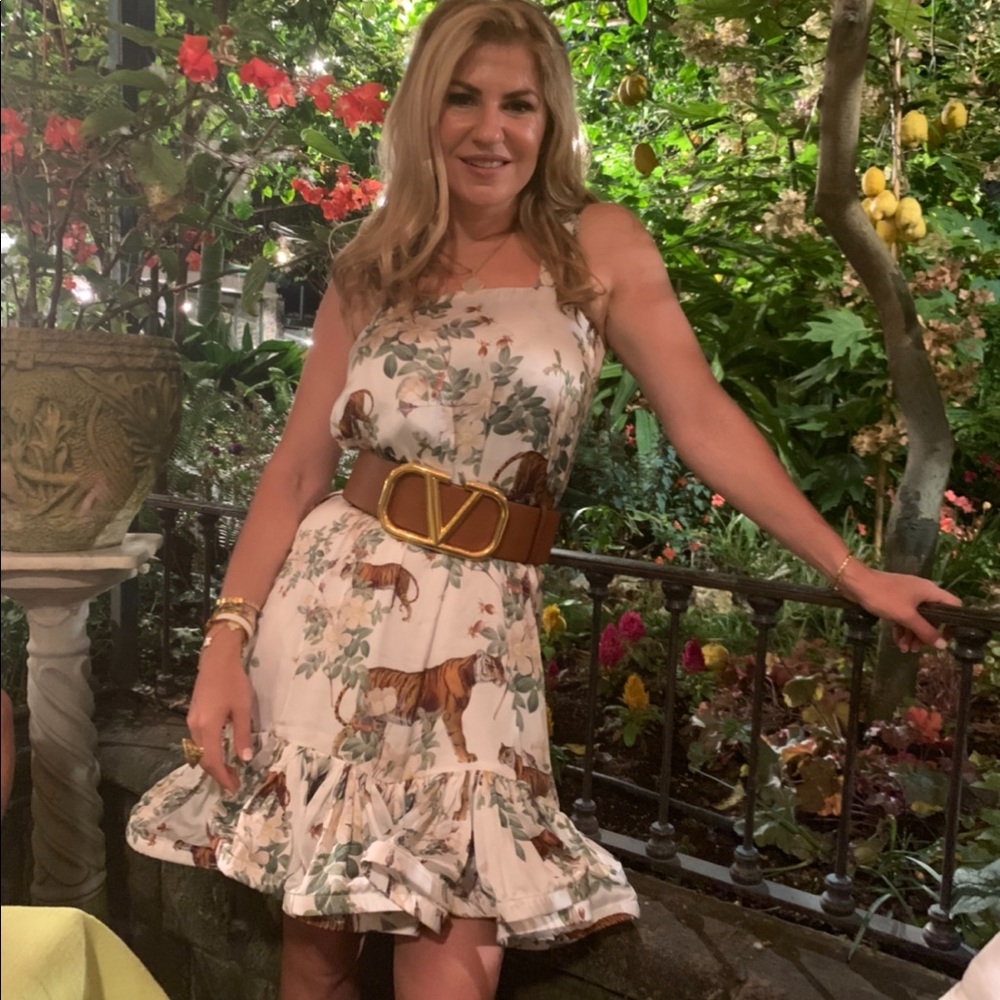Eugenia Fernandez Flower and leopard 🐆 dress - Picture 6 of 8